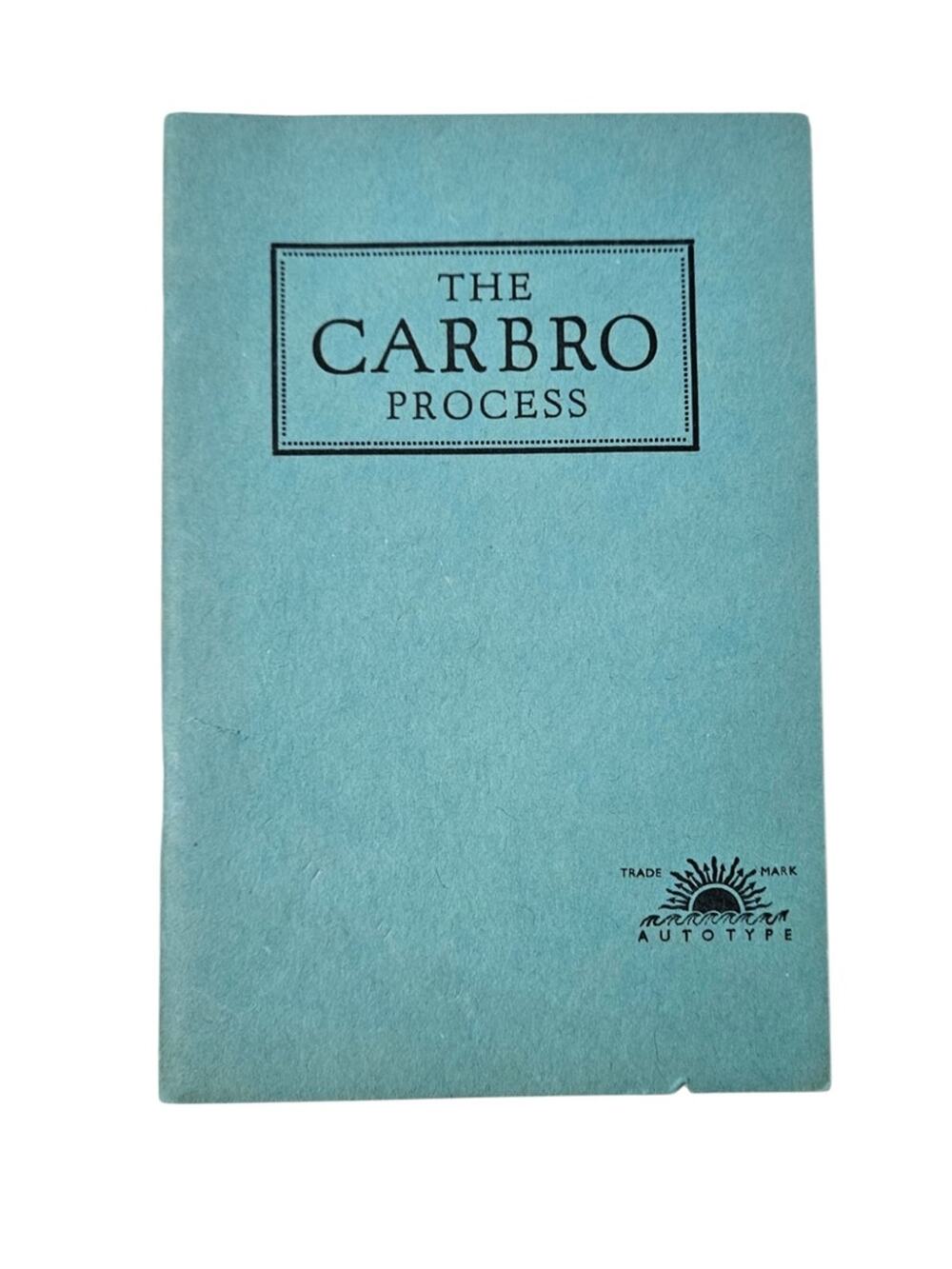Vintage Carbro Process Booklet Autotype Co London Photography Manual